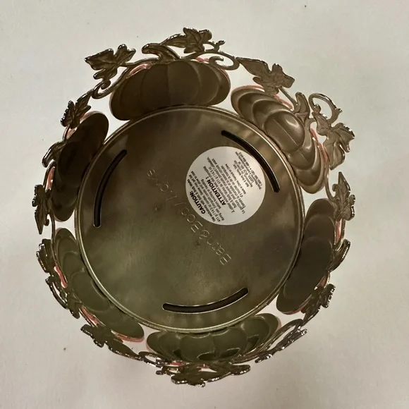 Bath & Body Works pumpkin candle holder - Picture 2 of 3